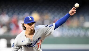 Dodgers' highly-touted pitching depth falls to Nationals