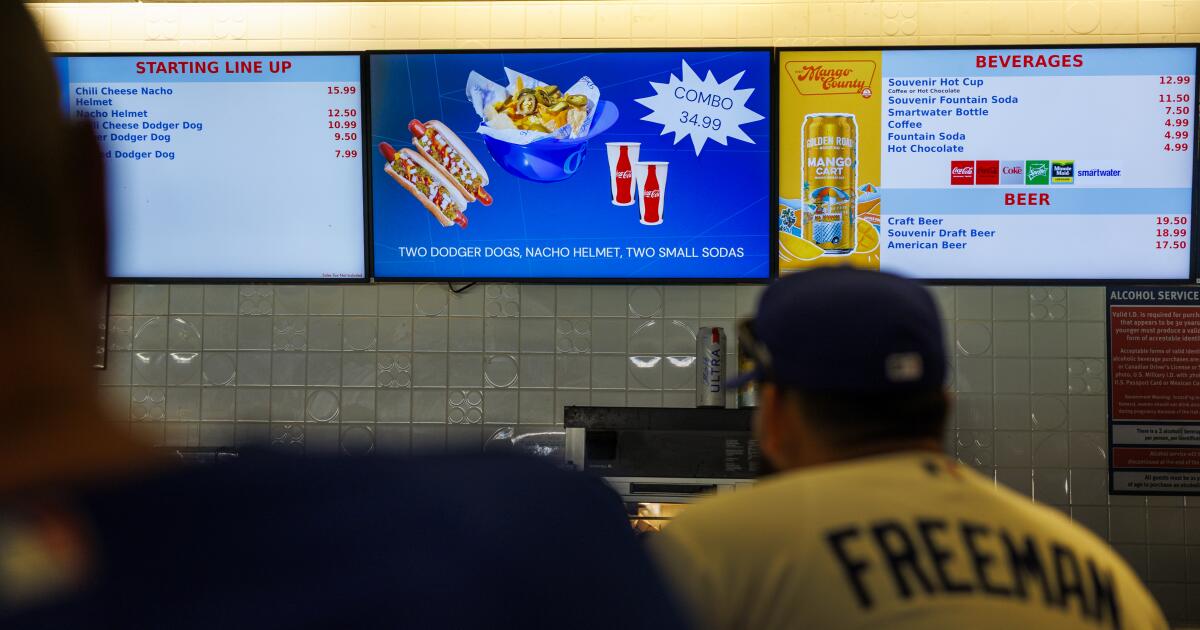 Will the Dodgers ever sell hot dogs for $2.99 instead of $7.99?