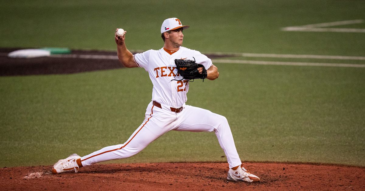 Texas RHP Grayson Saunier selected No. 516 by the Houston Astros