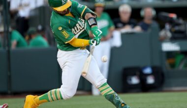 A’s roster moves: Langeliers activated, Thomas selected, Sterner recalled