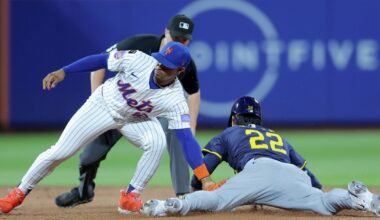 MLB Scores: Mets 3, Brewers 2—Mets eke out win to take series