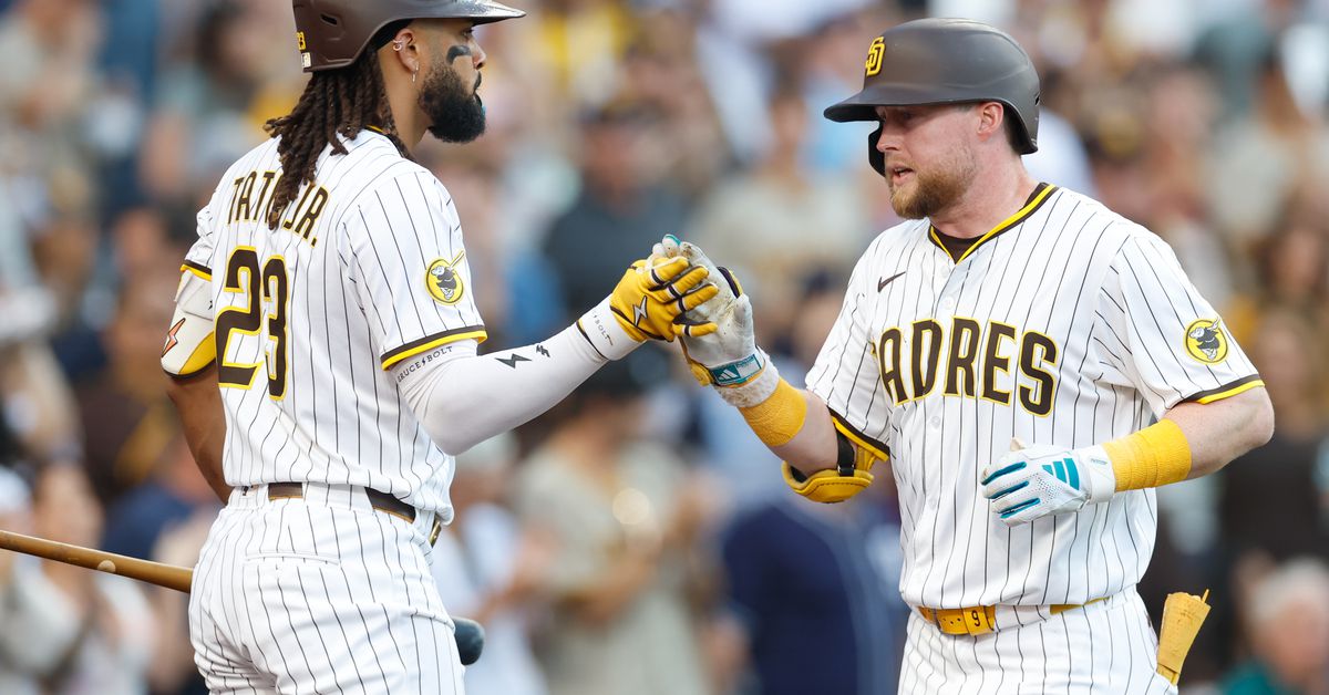 San Diego watches former catcher lead Texas to win