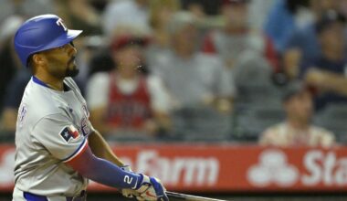 Game No. 94 - Texas Rangers at Los Angeles Angels