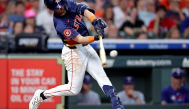 Astros Droop into the All-Star Break. Lose Series and Fall to Rangers 5-1