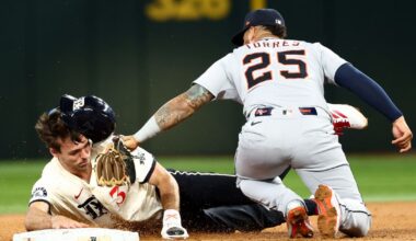 Rangers 2, Tigers 0: A scoreless game falls apart in the late innings