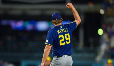 Brewers win ninth straight in 8-7 thriller in Los Angeles