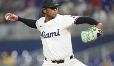 RHP Edward Cabrera of the Marlins is an interesting target for the Tigers