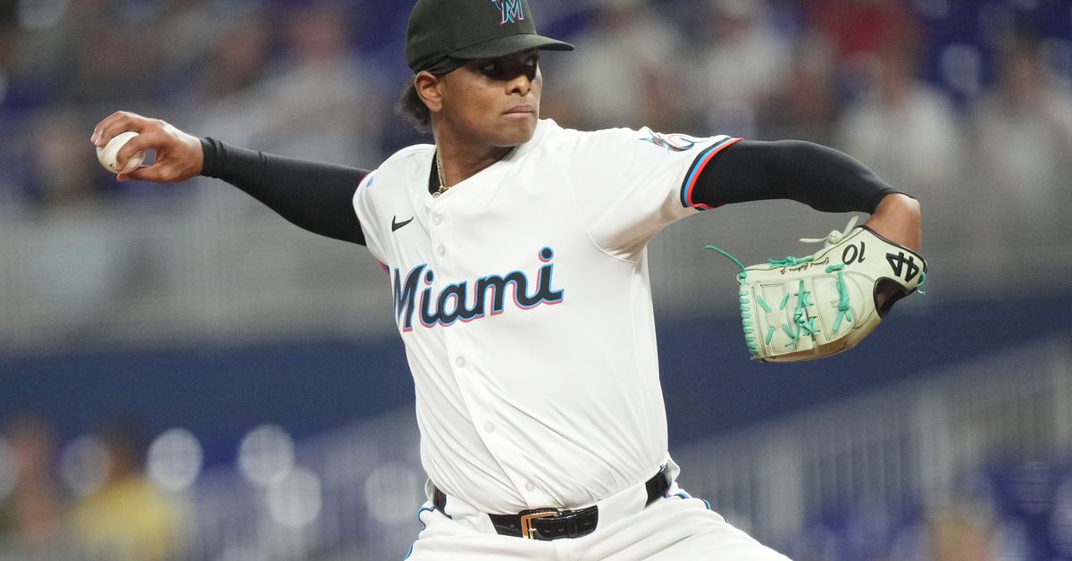RHP Edward Cabrera of the Marlins is an interesting target for the Tigers
