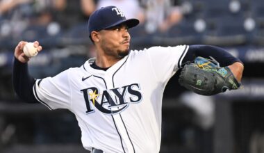 Rays Roster Updates: Taj Bradley optioned, depth RP Joey Krehbiel traded