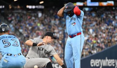 Yankees 4, Blue Jays 8: Yanks wilt again in series finale to Jays