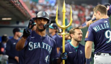 Julio Rodríguez homers twice in Mariners 3-2 loss to Angels