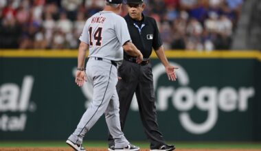 Rangers DH Kyle Higashioka almost put out twice by Tigers All-Stars in strange sequence