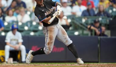 Heriberto Hernandez hits go-ahead 3-run HR as Marlins beat Brewers 7-4