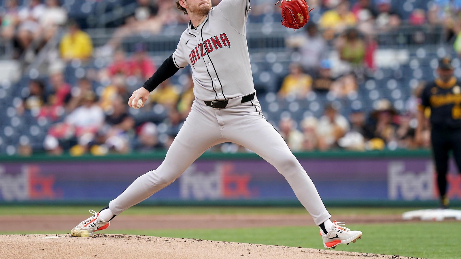 Nelson, 2 relievers combine for 11-inning 1-hitter in Diamondbacks' 1-0 victory over Pirates