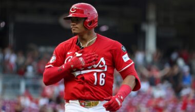 Benson triples and scores on 9th-inning error to left the Reds past the Rockies, 4-3