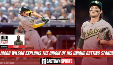Video: Athletics SS Jacob Wilson on earning All-Star starter honors, origin of his unique batting stance