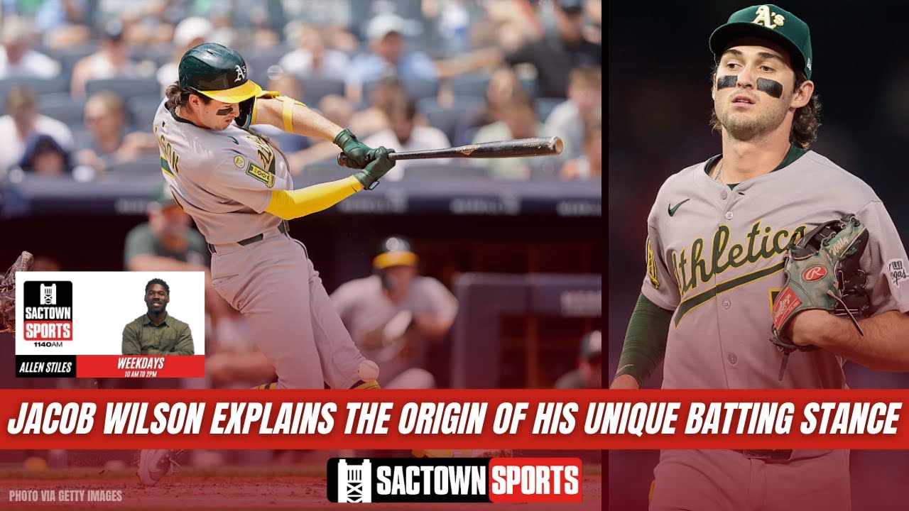 Video: Athletics SS Jacob Wilson on earning All-Star starter honors, origin of his unique batting stance