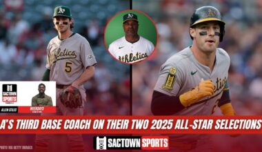 Video: A's 3B coach on their two 2025 All-Stars: Jacob Wilson, Brent Rooker