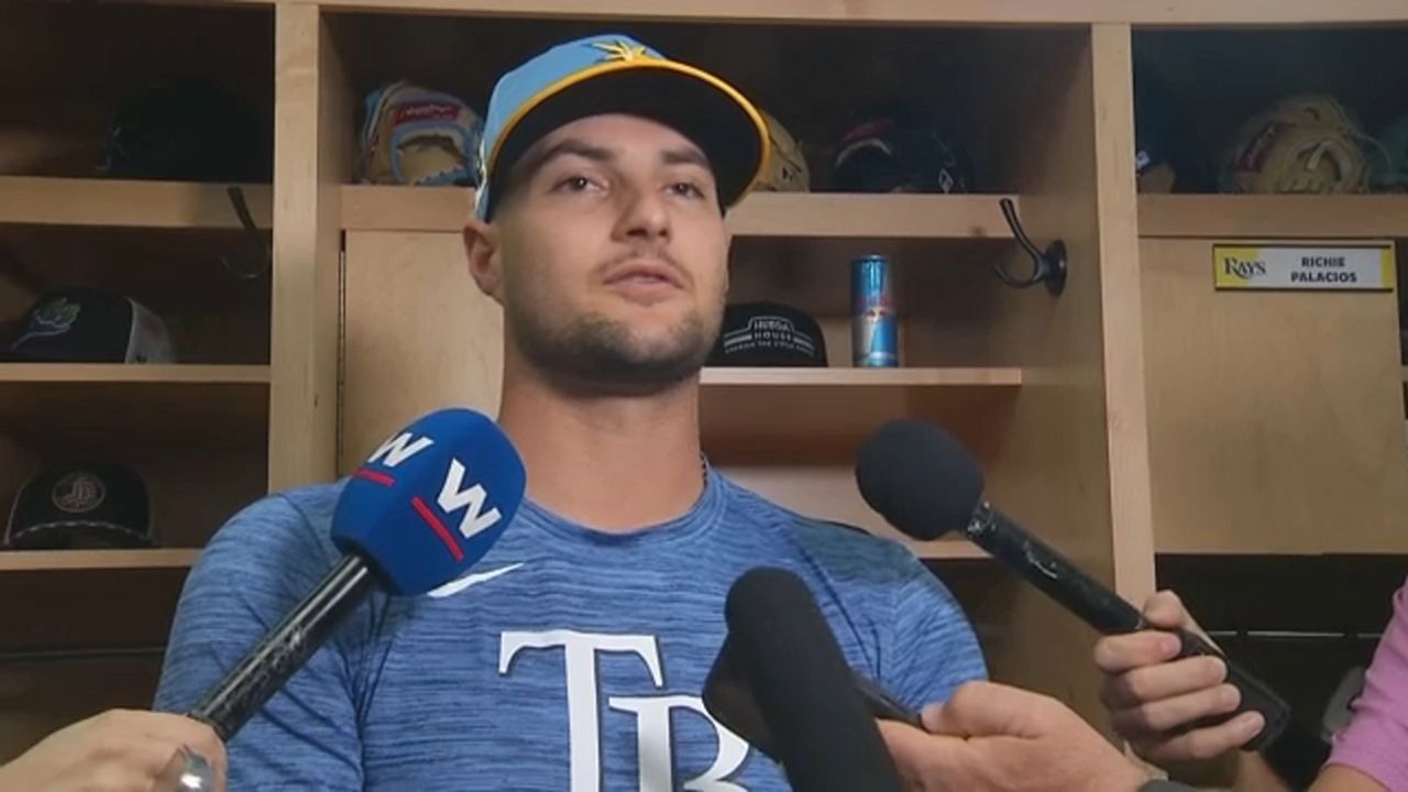 Two-time All-Star Shane McClanahan will not return to action this season after having a procedure Monday to relieve a nerve issue in his left triceps. (Spectrum News image)