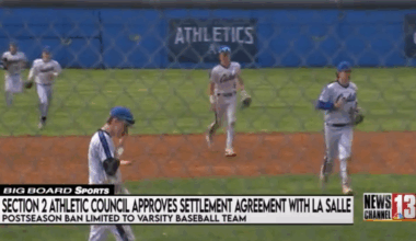 Section 2 settles with La Salle Institute, only varsity baseball banned from postseason