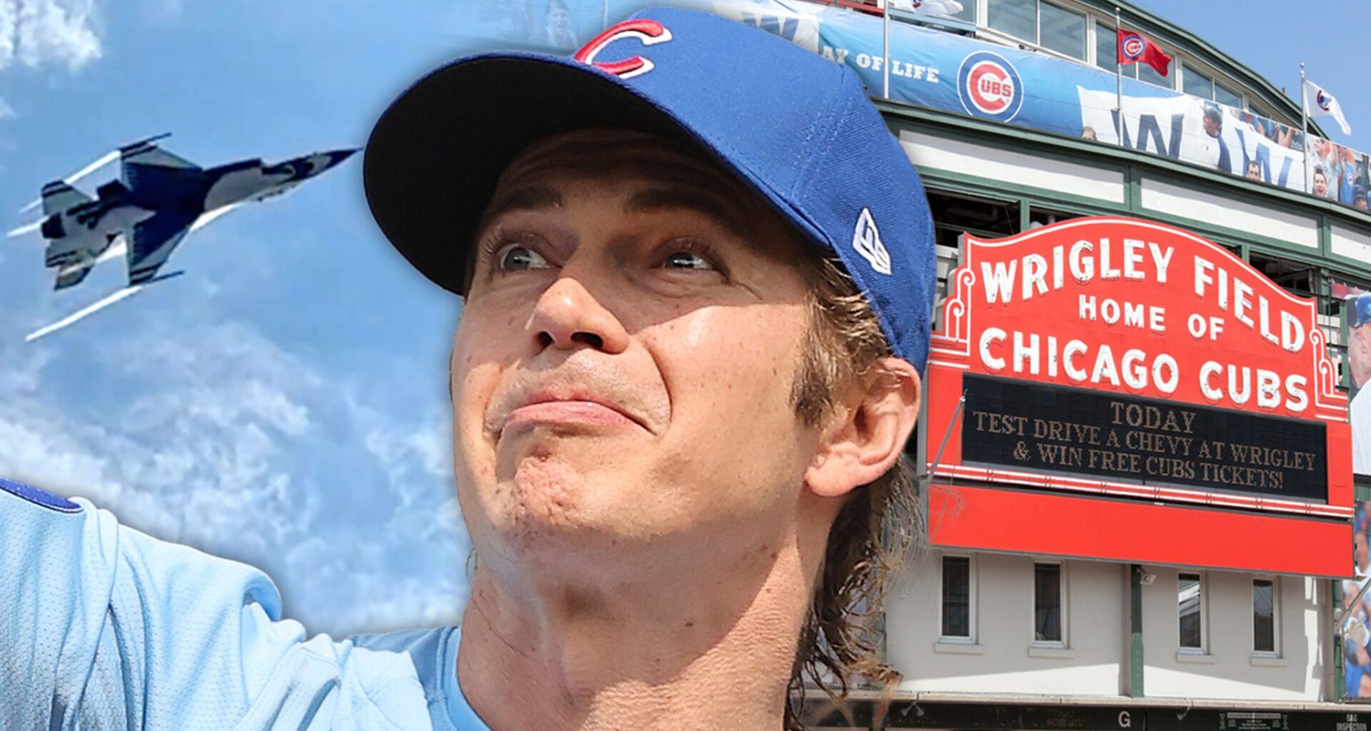 Cubs Duck For Cover, Actor's Song Derailed After Fighter Jet Buzzes Wrigley Field