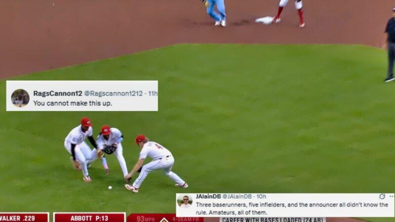 “Most Ridiculous Thing I’ve Ever Seen” –  MLB Fans Drop Wild Reactions To Cardinals’ Infield Blunder