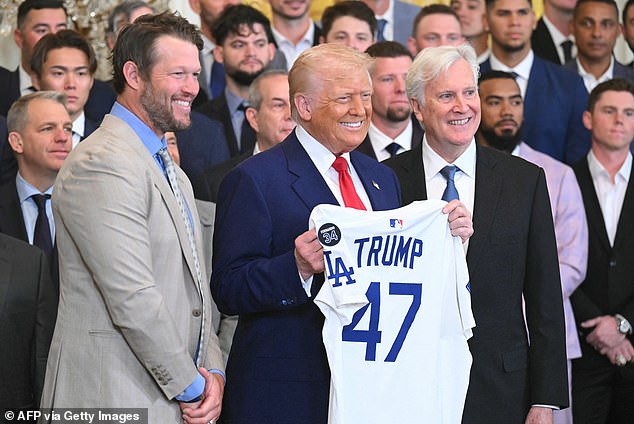 Trump had the team visit him in D.C. to celebrate their World Series victory from 2024