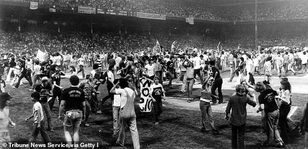 Veeck's infamous 'Disco Demolition Night' at Comiskey Park resulted in a headache for cops