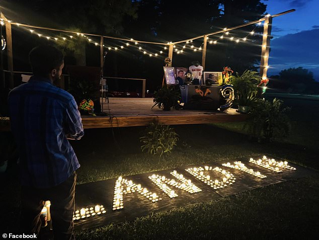 More than 300 community members showed up on Saturday to attend a candlelight vigil for the teenager