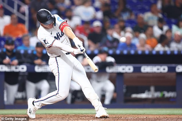 Wagaman kept up his momentum on Monday as he hit another home run against St. Louis