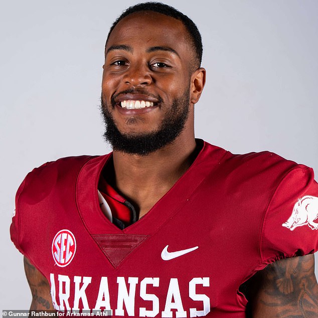Monte Harrison was first recruited to play football as a teenager in the Kansas City area more than a decade ago. He made his college football debut as a walk-on at Arkansas in 2024