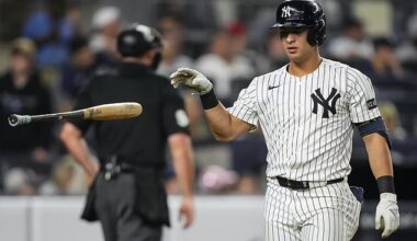 Anthony Volpe has been dropped by Aaron Boone for Yankees vs Red Sox on Sunday night