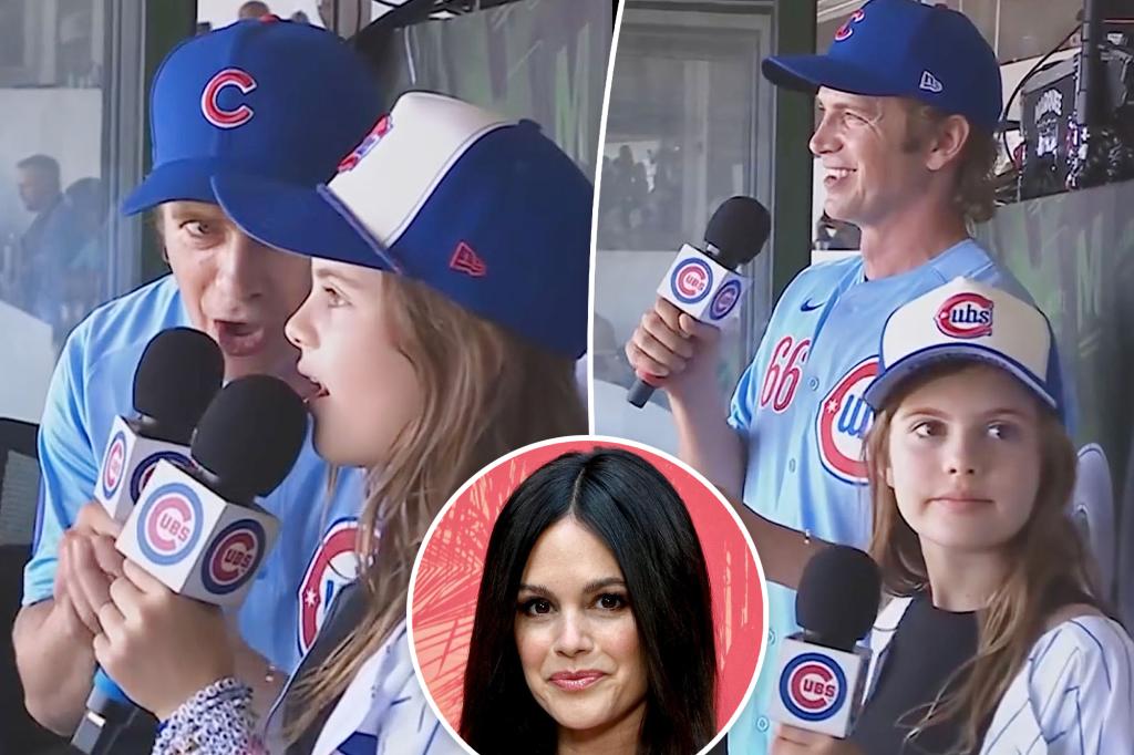 Hayden Christensen brings daughter Briar Rose to Chicago Cubs game