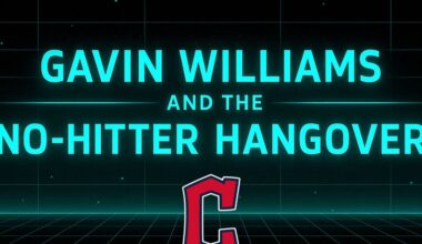 The Cleveland Guardians’ Gavin Williams and the No-Hitter Hangover