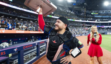 Kirk the hero as Blue Jays win comeback thriller to open series against Rangers