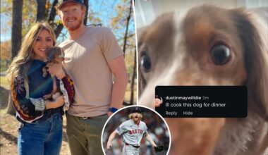 Angry fan threatens to murder Dustin May's dog after Red Sox loss