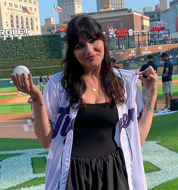 Lauren Roberts Takes the Mound