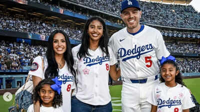 Vanessa Bryant’s daughter Bianka Bryant steals show after delivering an impressive first pitch at Los Angeles Dodgers Game honoring Kobe Bryant