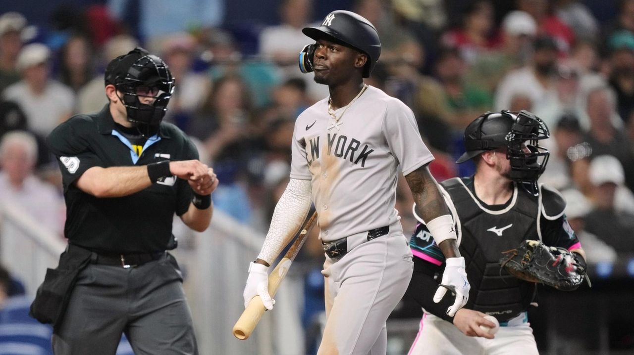 Yankees blanked by Marlins, with Jazz Chisholm Jr.'s baserunning mistake a lowlight