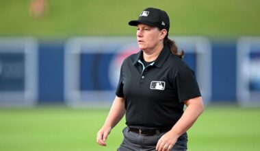 MLB is calling up its first female umpire, promoting Jen Pawol for Saturday’s Marlins-Braves game