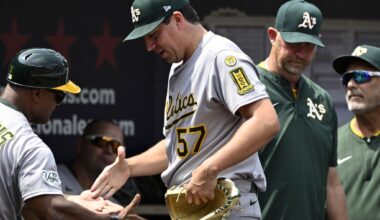 Athletics rookie Jacob Lopez finds zone, strikes out 10 to help A's stymie Nationals