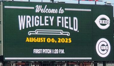 Cubs vs. Reds Wednesday 8/6 game threads