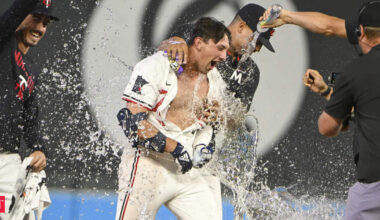 Twins edge Red Sox 5-4 in a storm-delayed walk-off win