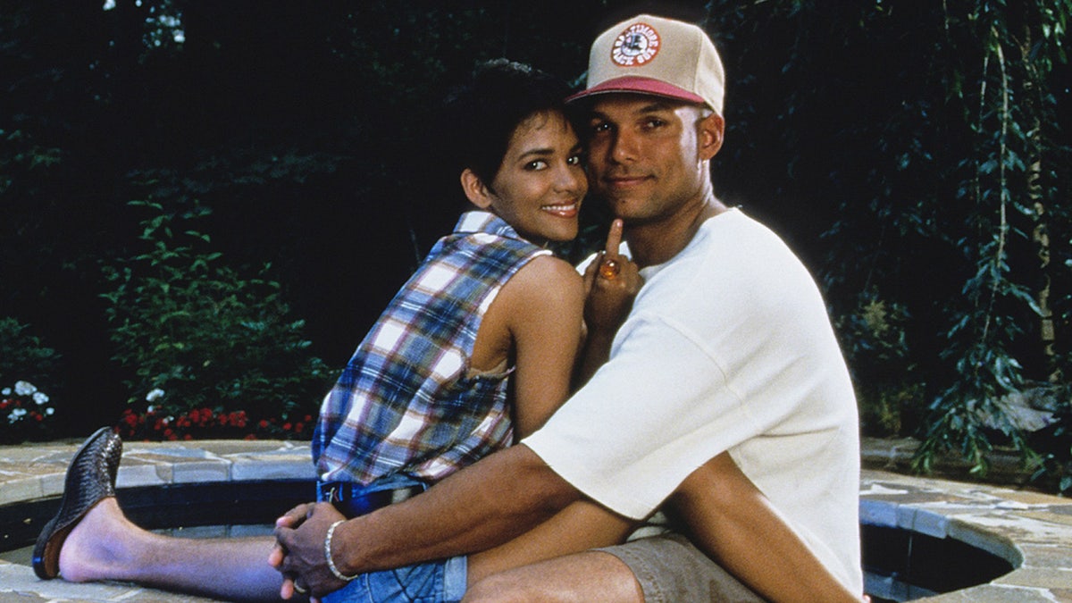 David Justice and Halle Berry