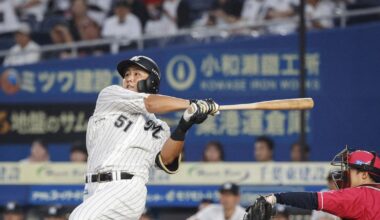 Baseball: Lotte's Yamaguchi ties PL record with 4 consecutive homers