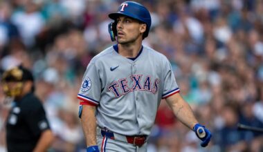 Evan Carter injury: Rangers center fielder suffers fractured wrist ahead of pivotal series vs. Guardians