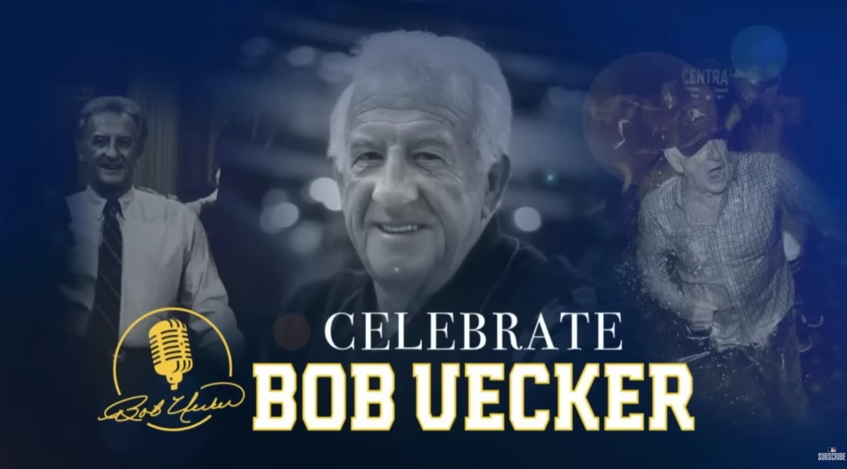 Brewers honor Bob Uecker with moving pregame ceremony