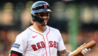 Jarren Duran signs very unusual item for fan