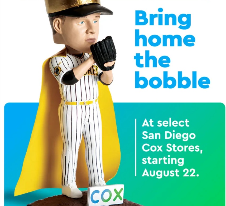 Limited-edition Michael King bobbleheads for grabs at Cox stores