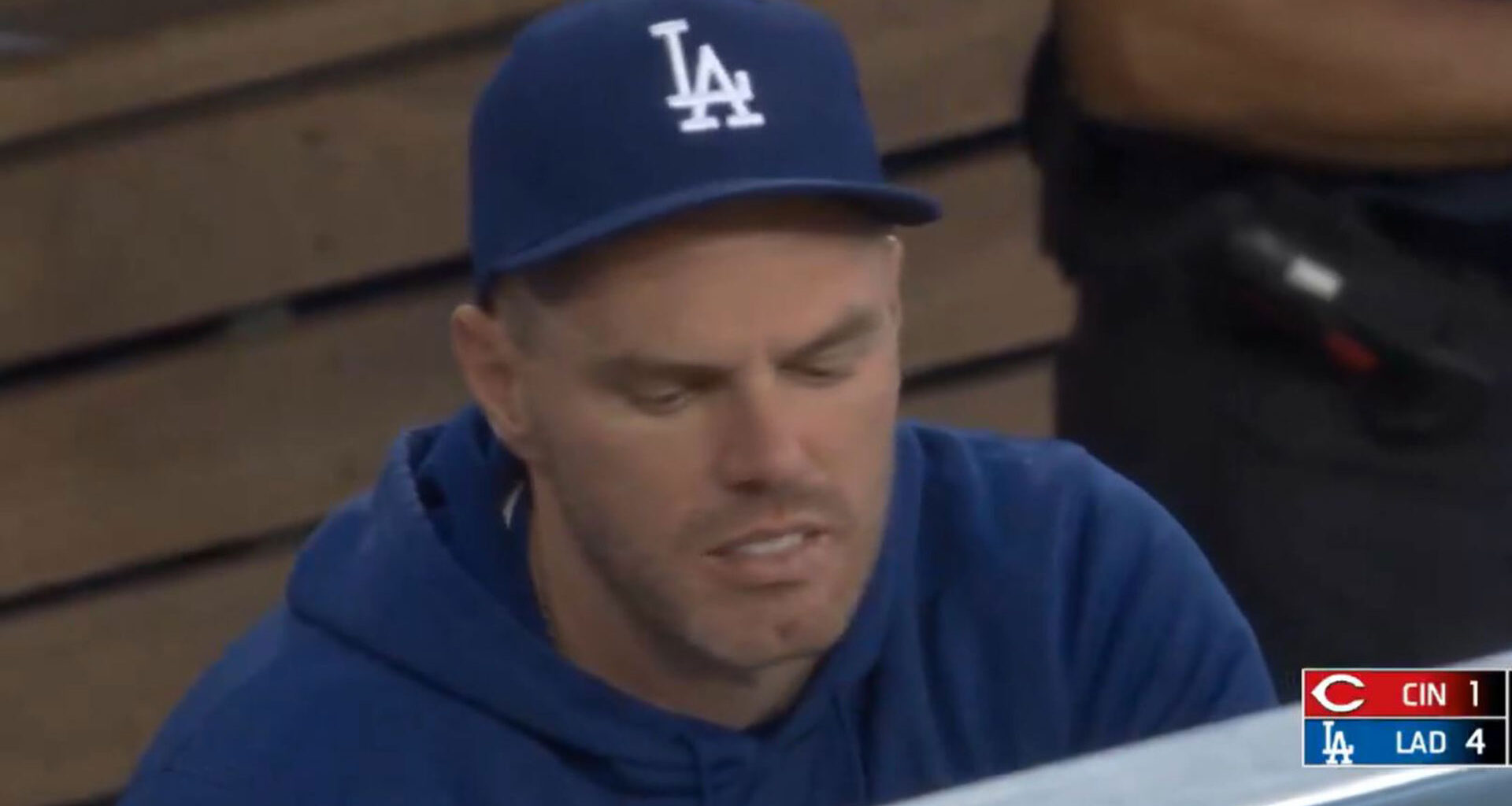 MLB star Freddie Freeman caught in 'disgusting' mid-game act on live TV cameras as fans say 'yuck'